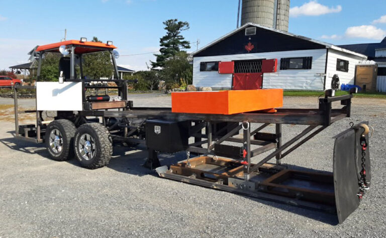 Garden tractor pulling sled sale